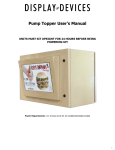 Pump Topper User`s Manual - AV-iQ