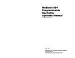 Modicon 984 Programmable Controller Systems Manual