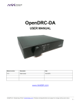 OpenDRC-DA - User Manual
