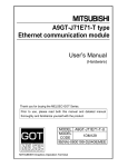 A9GT-J71E71-T type Ethernet communication module User`s Manual