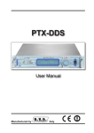 PTX-DDS - RVR Elettronica SpA Documentation Server