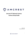 Amcrest PT Network Camera Camera Setup Guide