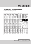Helix Board 18 FireWire MKII