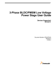 3-Phase BLDC/PMSM Low Voltage Power Stage User Manual Page