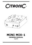 Mini Mix manual