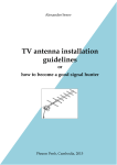 Reflected signal - TV antenna installation guidelines