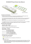 SR-2804 RF Easy Dimmer User Manual