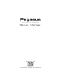 Pegasus Setup Manual