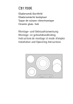 C81700K-MN User manual - Eurohome Kitchens and Appliances