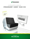 InstallatIon manual Straumann&reg; CarES&reg; SCan CS2