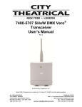 7400-5707 SHoW DMX Vero User Manual