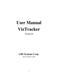 User Manual VizTracker