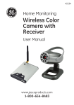 Wireless Color Camera with Receiver