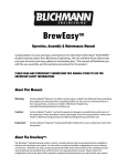 BrewEasy™ Manual - Blichmann Engineering