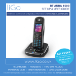 BT Aura 1500 - User manual