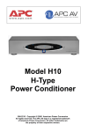 APC-H10 User Manual - CableOrganizer.com