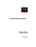 FORE ES-2810 Release Notes