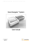 Gene Navigator™ System User manual