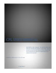 CPL USER MANUAL