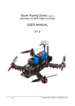 Storm Racing Drone (Type A) USER MANUAL V1.2