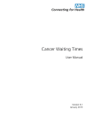 National Cancer Waiting Times User Manual – v6.1 (PDF