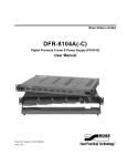 DFR-8104A Manual