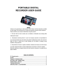 PORTABLE DIGITAL RECORDER USER GUIDE - COP