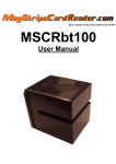 MSCRbt100 User Manual