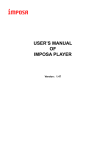 iMPOSA Player Software User Manual V1.47 EN - Alge