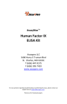 AssayMaxTM Human Factor IX ELISA Kit