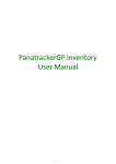 PanatrackerGP Inventory User Manual