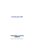TotalCode ERP User Manual
