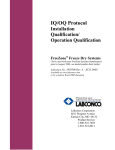 FreeZone Freeze Dry Systems - Installation Qualification