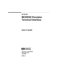 MC68302 Emulator Terminal Interface