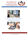 Technology Plan - Vista Middle School