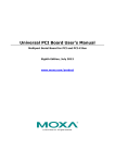 Universal PCI Board User`s Manual