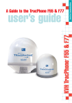 USER`S GUIDE - TracPhone F33, F55 & F77