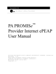 Provider Internet ePEAP User Manual