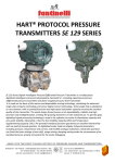hart® protocol pressure transmitters se 129 series