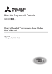 Channel Isolated Thermocouple Input Module User`s Manual