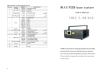 IMAX RGB laser system IMAX 3.0W RGB