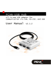 PCAN-USB Hub - User Manual