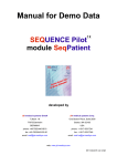 Manual for Demo Data SEQUENCE Pilot
