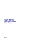 KSR series - MCE Japan