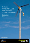 Victorian Consumer Guide to Small Wind Turbine Generation