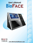 BioFace User`s Manual