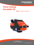 Parts Catalog Armadillo 6X - Factory Cleaning Equipment