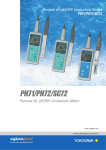 PH71/PH72/SC72 Personal pH, pH/ORP, Conductivity