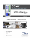 X-317 Users Manual