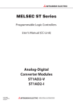 MELSEC-ST Analog-Digital Converter Module User`s Manual (CC